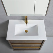 Bagno Italia Bathroom Vanity Cambridge 30" Cigar Brown