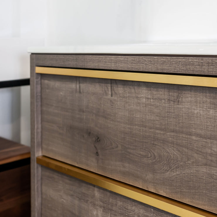 Bagno Italia Bathroom Vanity Cambridge 30" Cigar Brown