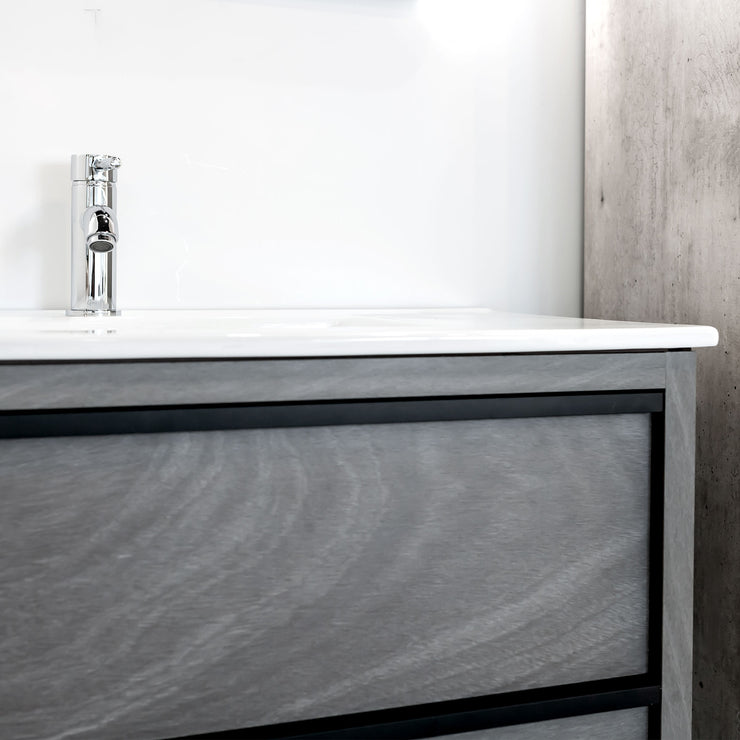 Bagno Italia Bathroom Vanity Cambridge 36" Cement Grey