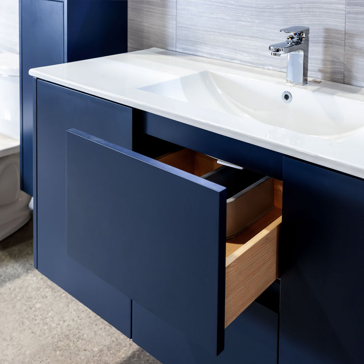 Bagno Italia Bathroom Vanity Euro 48" Navy Blue