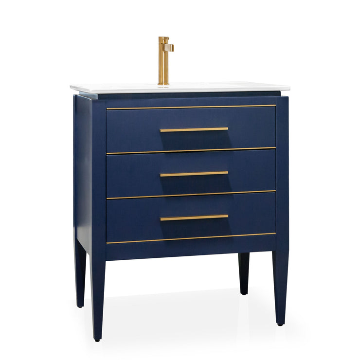 Bagno Italia Bathroom Vanity London 30" Navy Blue