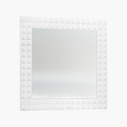 Macral Bathroom Mirror Diamond - White Gloss