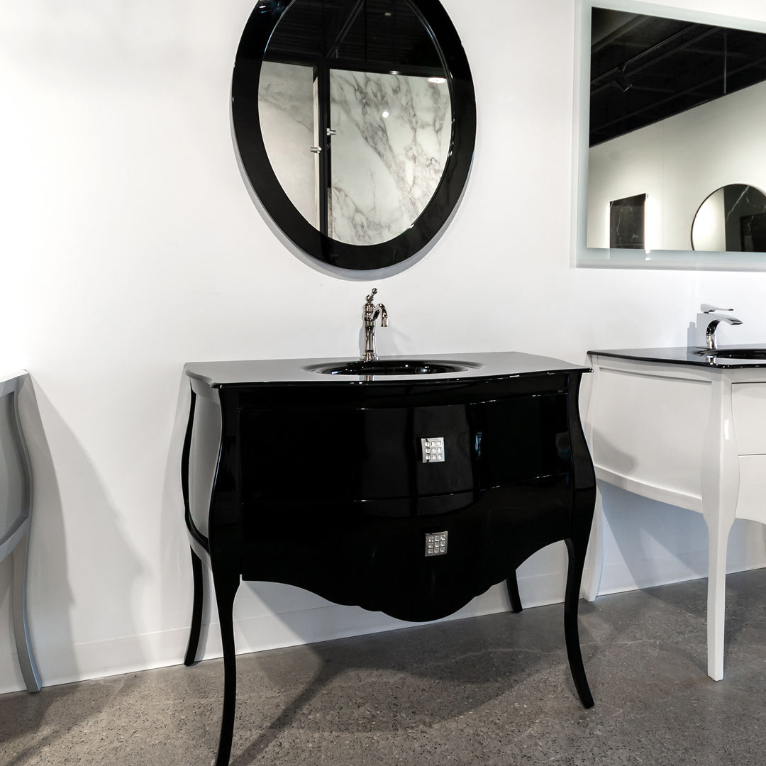 Bath Vanity Paris - Black Gloss