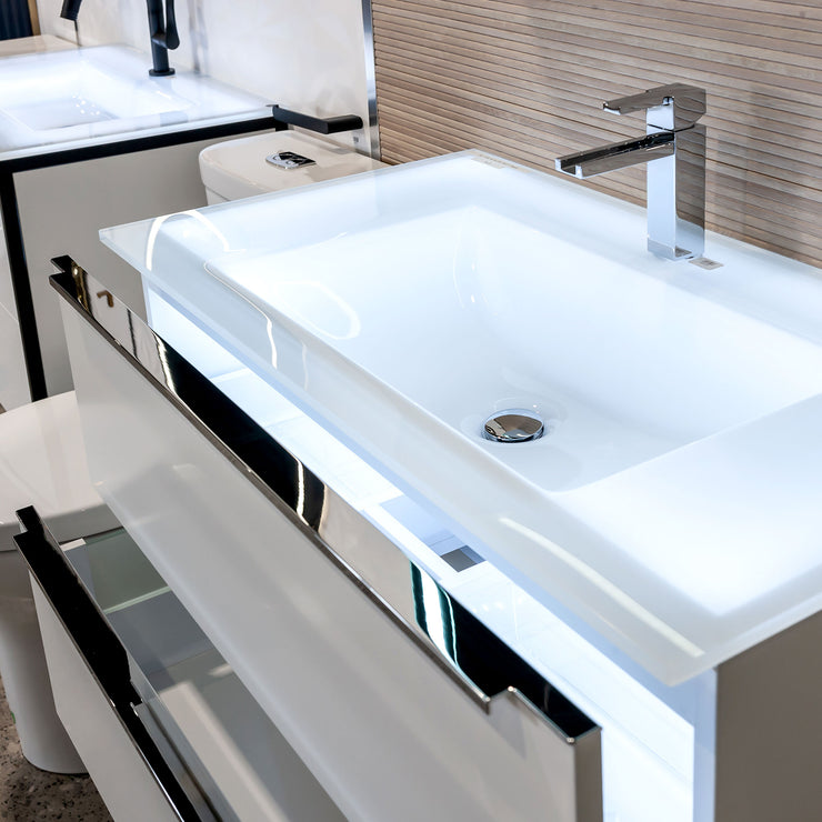 MCJ Bath Vanity White