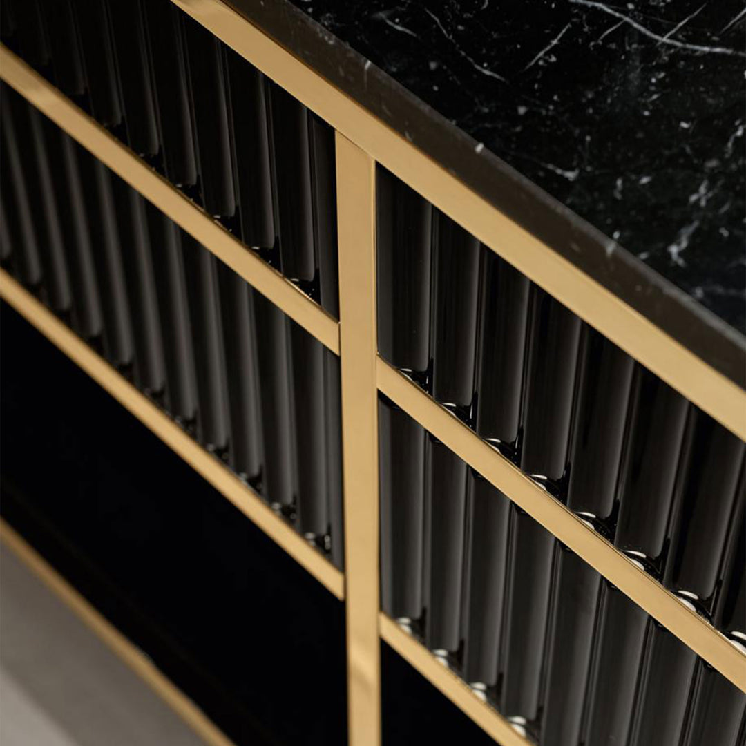 Bath Vanity Academy Gold and Black