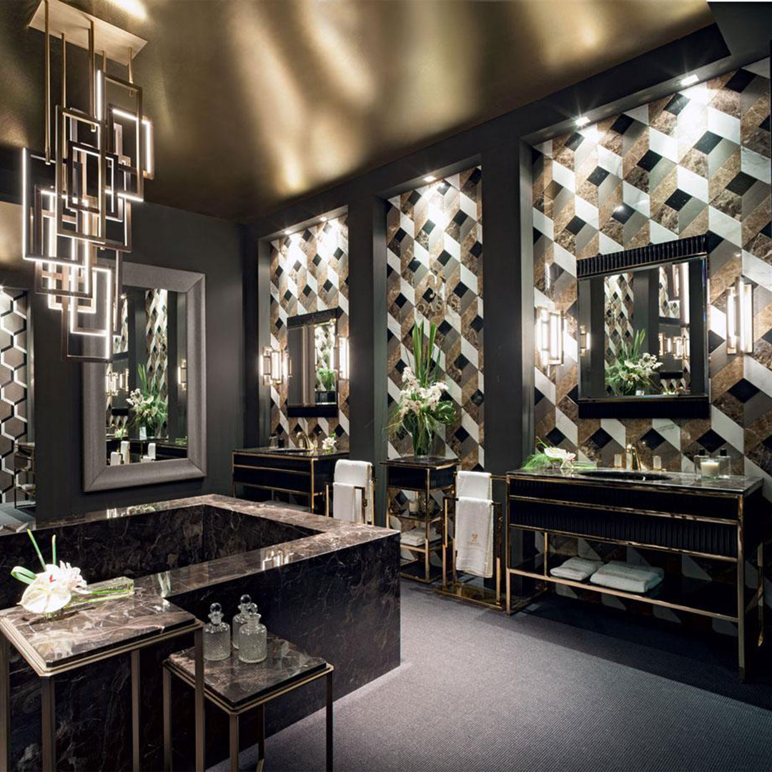 Bath Vanity Academy Gold and Black
