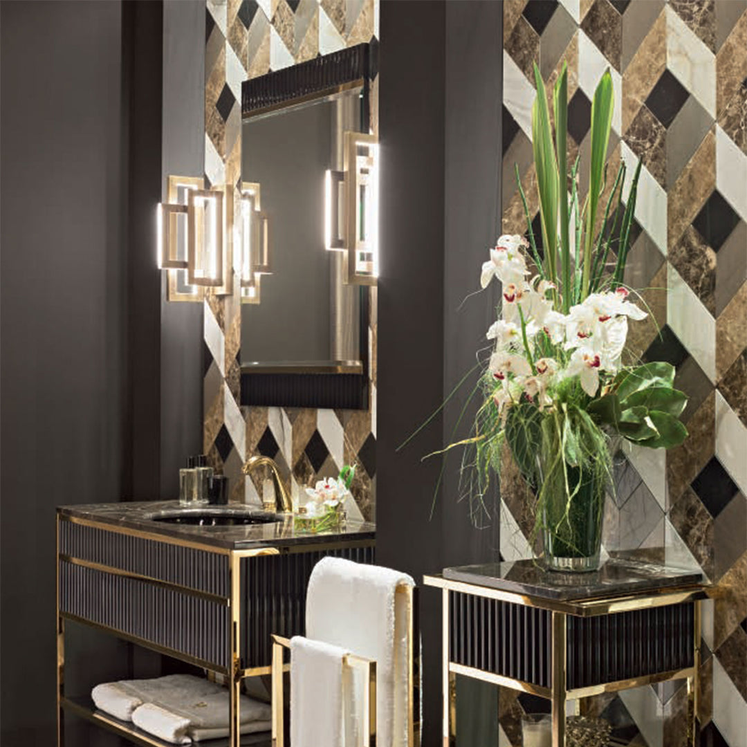 Bathroom Mirror, Academy 34" Black