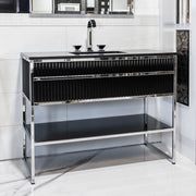 Oasis Bath Vanity Academy Silver and Black