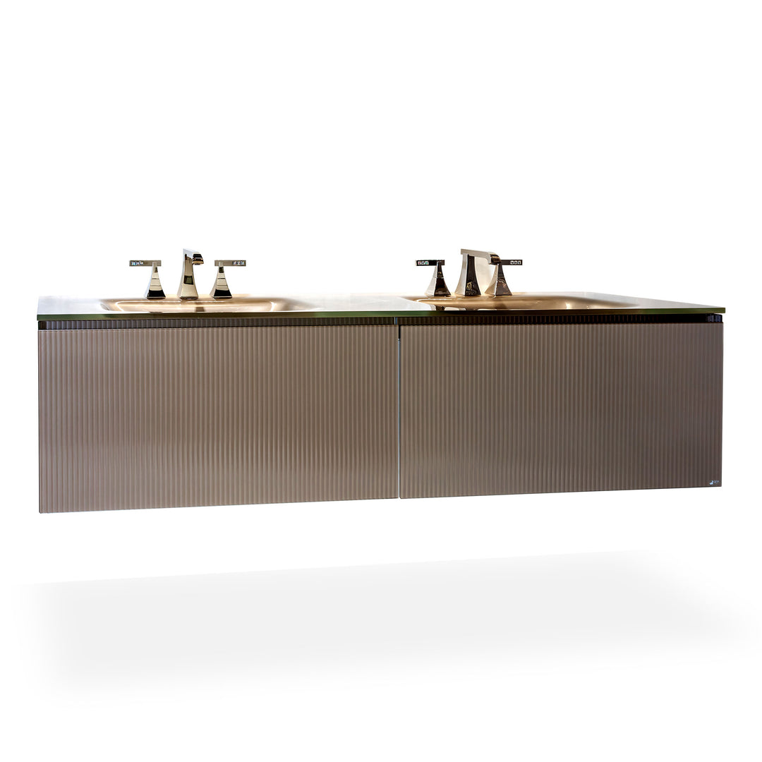 Bath Vanity Zero Double Sink Tortora