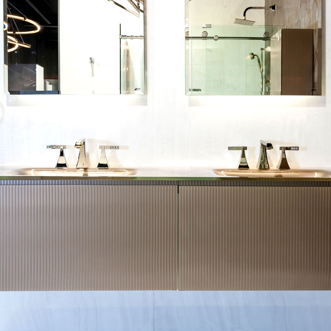 Bath Vanity Zero Double Sink Tortora