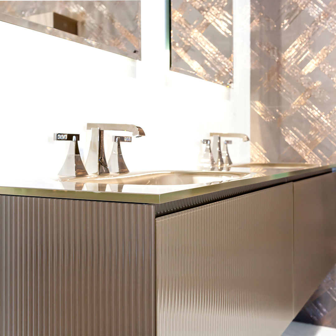 Bath Vanity Zero Double Sink Tortora