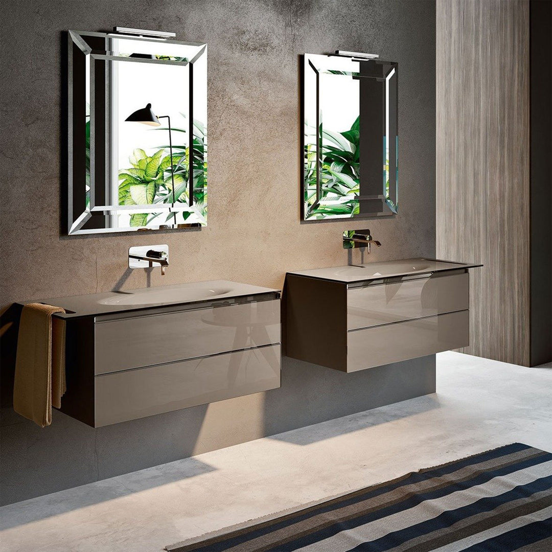 Bath Vanity Zero Double Sink Tortora
