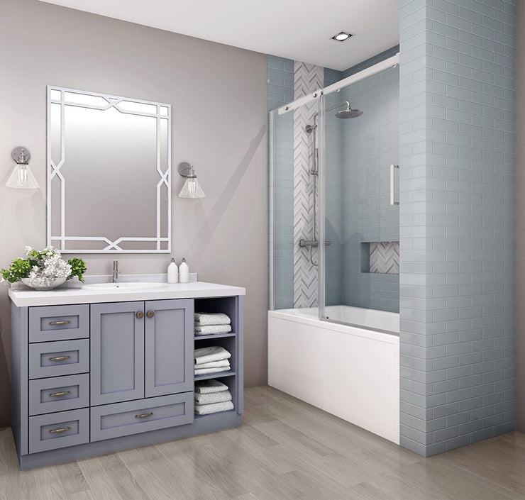 Rolling and Sliding Tub Doors Vague