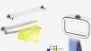 Colombo Design Nordic 6-Piece Accessory Towel Holder, Ring Towel Holder